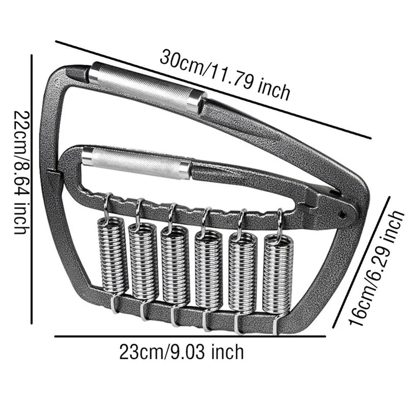 50-1000 Lbs Adjustable Metal Grip Super Fitness Forearm Muscle Tension Trainer Portable Wrist Strength Finger Grip Exerciser