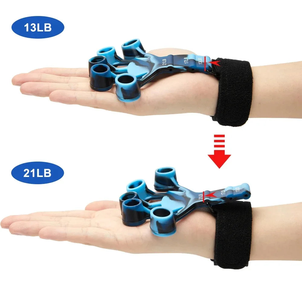 Finger Grip Hand Gripper Level 6 Resistance Restoring Physical Tools Patient Hand Strengthener Expander Guitar Finger Exerciser