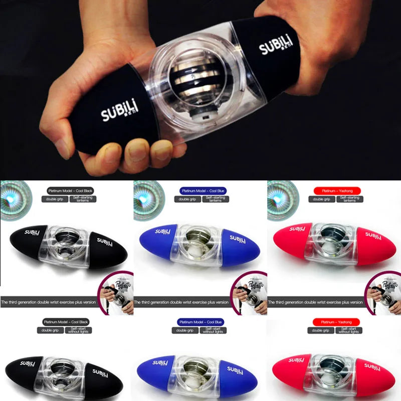 New Hands Strengthener Force Power Wrist Ball Gyroscope Spinning Wrist Rotor Gym Grip Exerciser Gyro Fitness Ball Muscle Relax